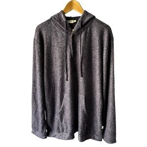 Onia Men's Michael Drawstring Hoodie Sweatshirt Blue Size XL